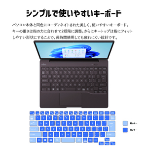 ノートパソコン 富士通  LIFEBOOK WC1/H3 Windows11 Core-i5 メモリ16GB 約256GB SSD Office有り【66_6-002】