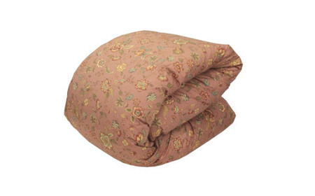 ゴア 羽毛ふとん ダブルサイズ クリシュナFD93:ピンク系