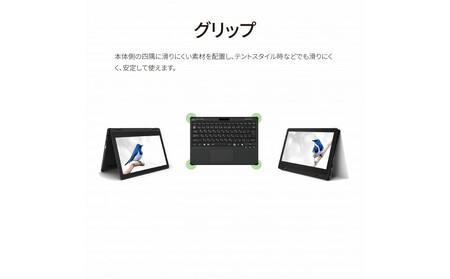 パソコン 富士通  LIFEBOOK WQ1/K1  Windows11 Intel Celeron N4500 メモリ8GB 約128GB フラッシュメモリ Officeなし