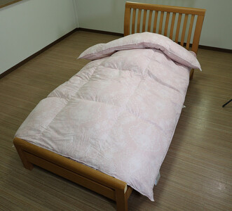 ツインキルト羽毛ふとん シェリルFD 【ピンク色】