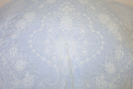 ツインキルト羽毛ふとん シェリルFD ブルー色