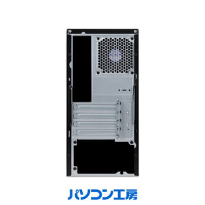 パソコン工房 4年間物損保証 ミニタワーデスクトップPC Ryzen 7/SSD/No.381