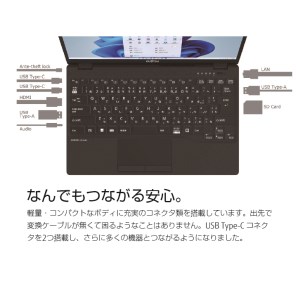 富士通PC （Win11・Core-i7・2TB） LIFEBOOK WU-X/G2 【109_2-001】