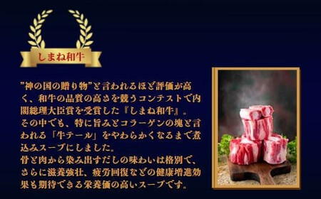 しまね和牛 美肌テールスープ　4食セット