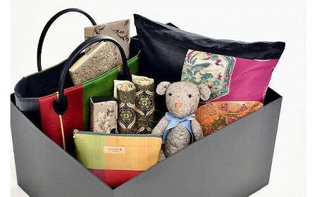 思い出ある着物で創る小物たち 『おもひでBox』に詰めて