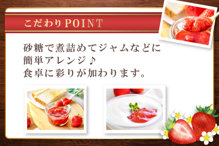 A-1181 ジャムにぴったり　訳あり いちご（750g×2パック）