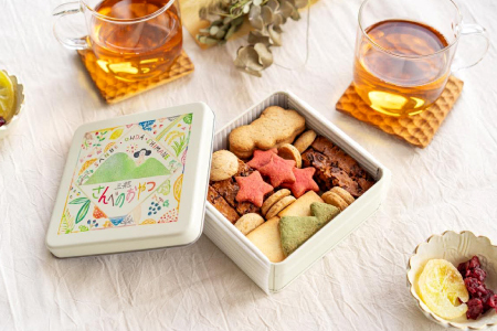 クッキー缶【クッキー 缶 洋菓子 焼菓子 焼き菓子 お菓子 おやつ てんさい糖 保存料不使用 着色料不使用 無添加 オリジナル クッキー缶 おうちカフェ 手土産 詰め合わせ ギフト 島根県 大田市】