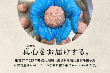 【定期便 2回】まる姫ポークと国産牛の贅沢デミグラスハンバーグ 140g×10個(総重量 1.4kg)×2回 惣菜 デミグラスソース デミソース 牛肉 豚肉 手ごね レンジ 湯せん 温めるだけ 江津市 頒布会 2カ月 2ヶ月 2か月 
