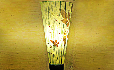 【石州勝地半紙】着せ替え照明 シェード2点セット｜照明 民芸品 工芸品 シェード 照明 和風 雑貨 日用品 インテリア 手作り KB-7