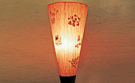 【石州勝地半紙】着せ替え照明 シェード2点セット｜照明 民芸品 工芸品 シェード 照明 和風 雑貨 日用品 インテリア 手作り KB-7