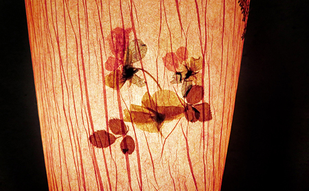 【石州勝地半紙】着せ替え照明 シェード2点セット｜照明 民芸品 工芸品 シェード 照明 和風 雑貨 日用品 インテリア 手作り KB-7