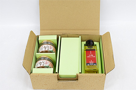 ジャコ 奥出雲山椒ジャコみそ2個・山椒オリーブオイル1本セット[AIAF005] ジャコ