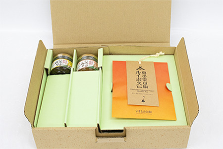 ジャコ 奥出雲山椒ジャコのり1個・ジャコみそ1個・山椒ルイボスティー1袋セット[AIAF009] ジャコ