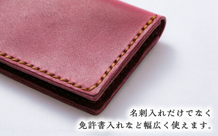 カードケース 本革のカードケース 2ポケット＜完全受注生産＞[AIBF023] カードケース