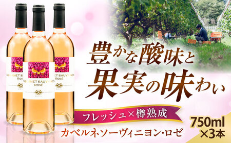 ワイン カベルネソーヴィニヨン・ロゼ 3本セット[AICS022] ワイン