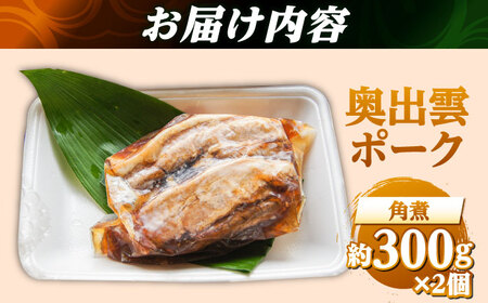 角煮 奥出雲ポークの角煮 2個セット [AIBA009] 角煮