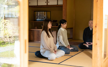 座禅 【日帰り体験】発酵茶×坐禅体験  [AIAG001] 座禅