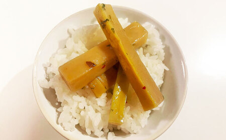 国産たたらば極太メンマ 100ｇ×1袋 ラーメン おつまみ 珍味 惣菜 おかず お取り寄せ ギフト おすすめ 島根県雲南市/奥出雲マザーズ[AIDP001]