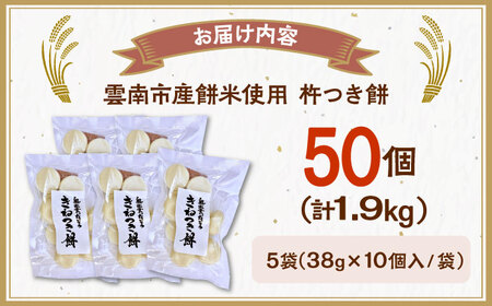 杵つき餅（丸餅）380g×5袋 [AIEG002]