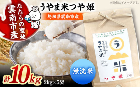 無洗米 つや姫 うやま米 10kg（2kg×5）[AIDB094]