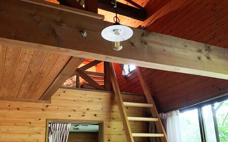 宿泊券 かみくの桃源郷６人用コテージ宿泊券（1泊）チケット [AIAN001] 宿泊券