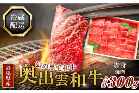 全国大会W受賞！奥出雲和牛赤身焼肉300g（幻の黒毛和牛をしっかり味わう至高の焼肉） 【焼肉 焼き肉 赤身 牛肉 冷蔵 黒毛和牛 300g】