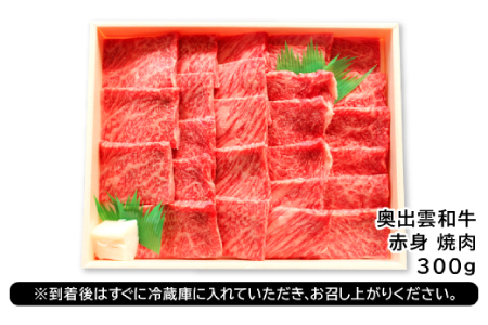 全国大会W受賞！奥出雲和牛赤身焼肉300g（幻の黒毛和牛をしっかり味わう至高の焼肉） 【焼肉 焼き肉 赤身 牛肉 冷蔵 黒毛和牛 300g】
