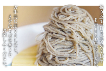 一風庵の生そば3人前【生そば 3人前 そばつゆ付き セット 蕎麦 玄そば 出雲そば そば 国産 無添加 手打ち 打ち立て 冷蔵配送 自家製 石臼挽き こだわり 人気 生麺 麺類 和食 食品 健康 美容 季節限定】