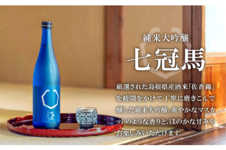 七冠馬 純米大吟醸・純米吟醸セット【日本酒 720ml 四合瓶 2本 詰め合わせ セット 飲み比べ 七冠馬 純米大吟醸 純米吟醸 純米酒 お酒 酒 地酒 晩酌 こだわり アルコール プレゼント 贈り物 贈答 ギフト】
