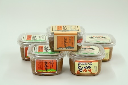 とんばら味噌食べ比べセット【 生みそ 合わせみそ 熟成味噌生みそ 調味料 無添加 酵母 詰め合わせ ミソ Ａ-230 】