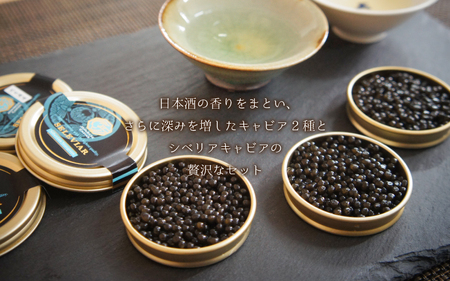 盃 Sakazuki Caviar　3種食べ比べセット