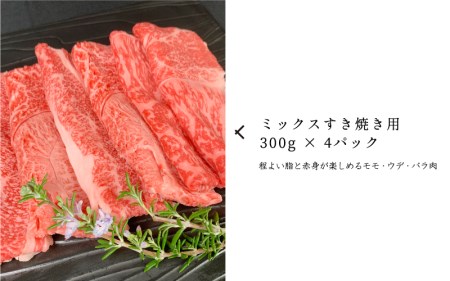 【黒毛和牛】石見和牛たっぷりすき焼きセット1.2kg