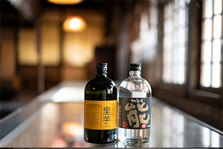 日本酒の老舗酒造がつくった米焼酎と里芋焼酎の人気銘柄2本セット
