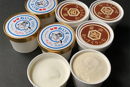 【ふるさと納税オリジナル返礼品】大仲屋本店のこだわり＆人気の醤油アイス×地酒アイス12個セット【配送不可地域：離島】【1432001】