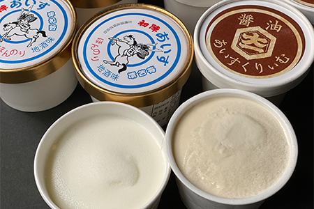 【ふるさと納税オリジナル返礼品】大仲屋本店のこだわり＆人気の醤油アイス×地酒アイス6個セット【配送不可地域：離島】【1432002】