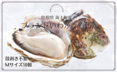 殻剥き不要】ブランド岩牡蠣「春香」殻なしタイプ Mサイズ×10個（1.6kg
