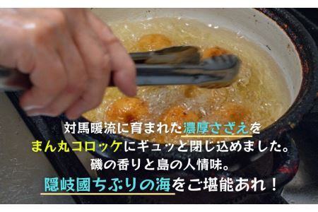 【ちぶり島さざえコロッケ6個入り×3袋】サザエ コロッケ ごほうび ごちそう 美味しい パーティー おもてなし 人気 簡単 時短 タイムパフォーマンス 小分け 冷凍 隠岐 知夫里島