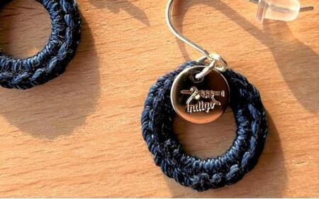 airy indigo ピアス