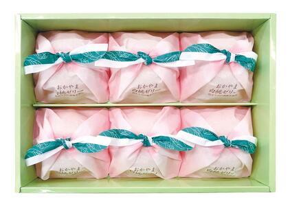 備前岡山 御菓子処 清風庵 おかやま白桃 ゼリー 6個入 | ゼリー