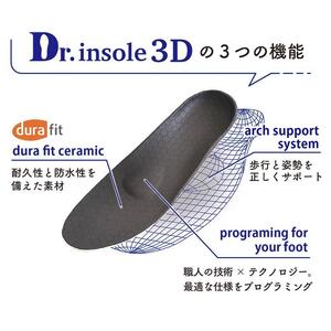 中山靴店 足のお悩みを解決する本格的オーダーメイド　インソール 【白】【Dr.insole 3D】【配送不可：離島】｜ オーダーメイド