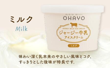 オハヨー乳業 ジャージー牛乳 アイスクリーム 120ml×10個（ミルク・コーヒー）ギフト  | アイスクリーム アイス アイス