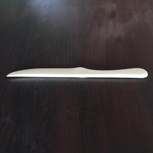 岡山県岡山市産クロガネモチの木のレターオープナー 　植物性オイル仕上げ　手仕事品