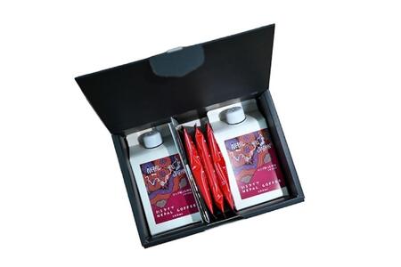 SDGs目標1(貧困をなくそう)割るタイプ NEPAL COFFEE×2+ラマ・オーガニック農園赤3包※ギフトボックス