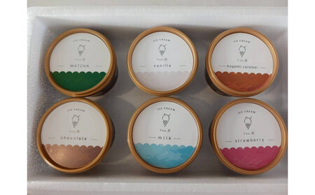 完全無添加アイスクリーム人気6個セット