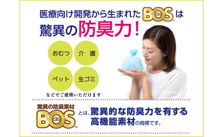 驚異の 防臭 袋 BOS うんちが臭わない袋 BOS ペット用 SSサイズ 200枚