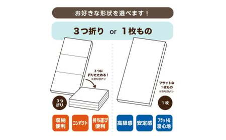【三つ折り/シングル/ネイビー】日本製 高反発 折り畳みマットレス《NEO》マットレス 寝具 敷き布団 敷布団 岡山県 倉敷市