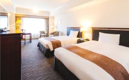 ペア宿泊券 1泊朝食付き ／ 宿泊券 旅行券 チケット 券 ツインルーム 宿泊 ペア ホテル 岡山県 倉敷市