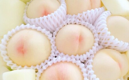 【お中元ギフト】岡山白桃 ロイヤル 5～7玉入り（合計約2kg）【2026年7月上旬～8月下旬 発送予定】【もも 桃 白桃 果物 フルーツ 国産 人気 おすすめ 岡山県 倉敷市】