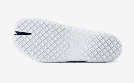 足袋型シューズ『たびりら』カラー：凪【24.5cm】【倉敷市産 国産 靴 くつ シューズ 足袋型コンフォートシューズ 足袋シューズ 足袋 軽い 綿100％ 岡山県 倉敷市 おすすめ 人気】