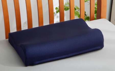 MSピローフィット【ネイビー】 低反発 カバー洗濯OK メディカルサポートピロー【日本製 枕 まくら 低反発枕 低反発まくら 洗える枕 おすすめ 岡山県 倉敷市 人気】